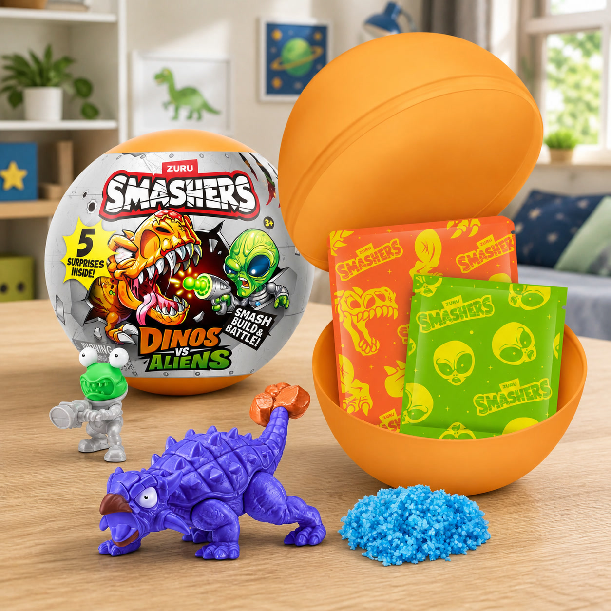 Kids Toys Dinosaur - Dinosaur Vs Alien Adventure Playset With
