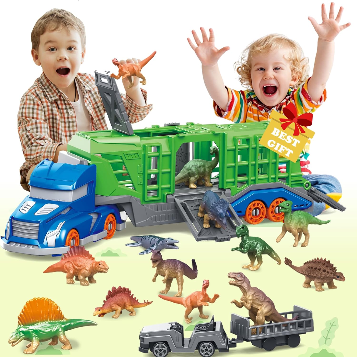 Dinosaur Animal Transport Vehi - đánh giá và giá Kids Toys Dinosaur