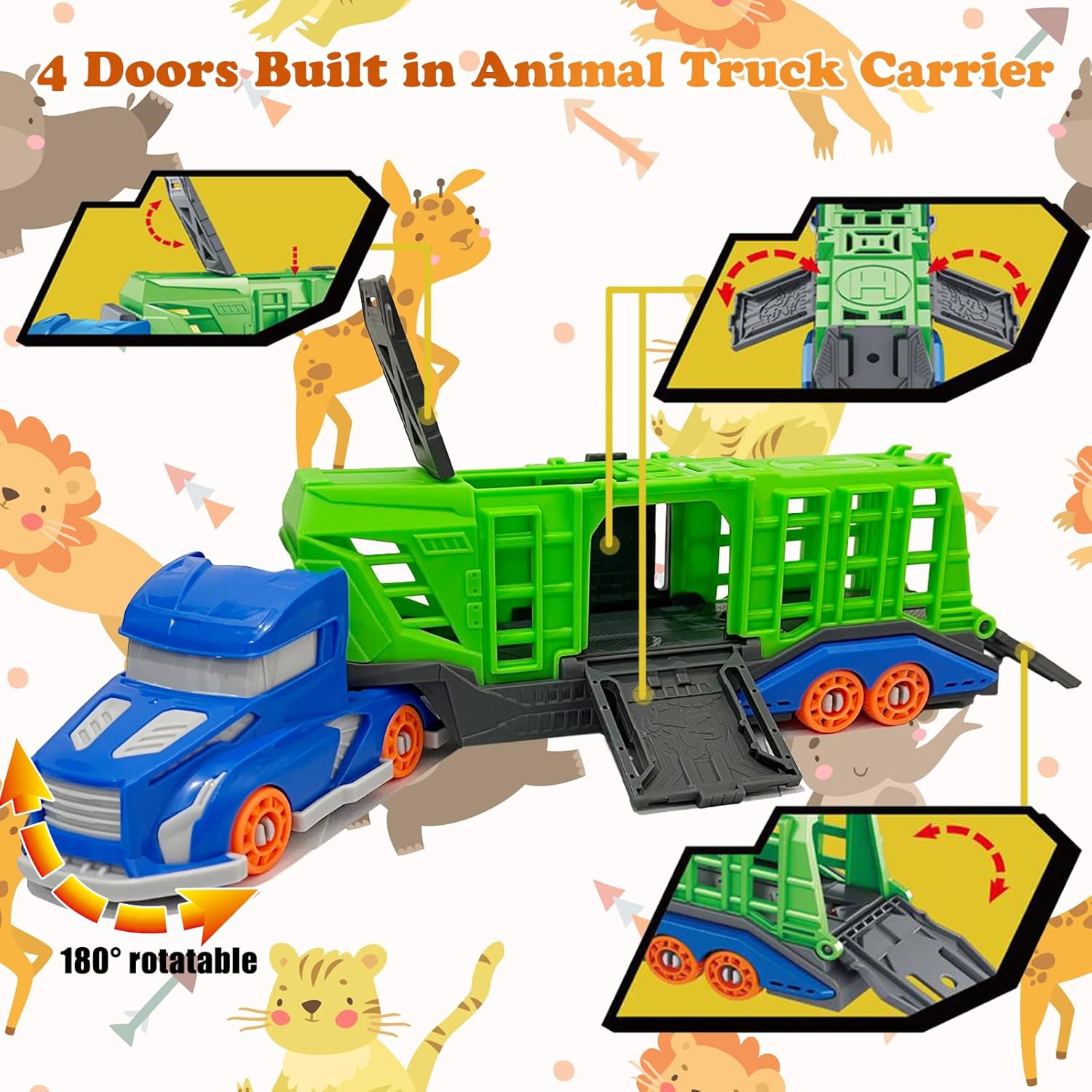 Dinosaur Animal Transport Vehi - đánh giá và giá Kids Toys Dinosaur