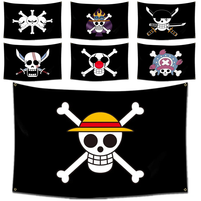 One Piece Jolly Roger Wall Ban - đánh giá và giá Banner Kids Toys