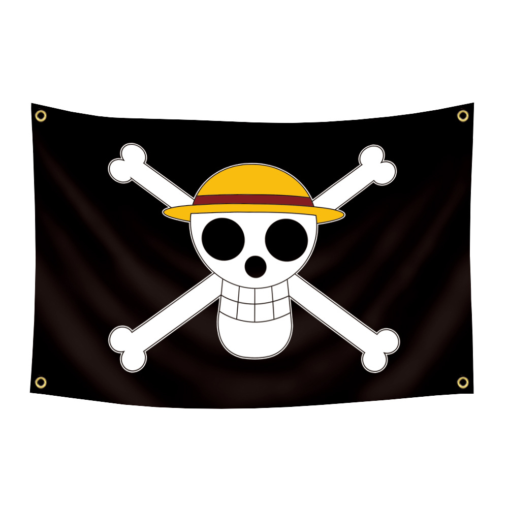 One Piece Jolly Roger Wall Ban - đánh giá và giá Banner Kids Toys
