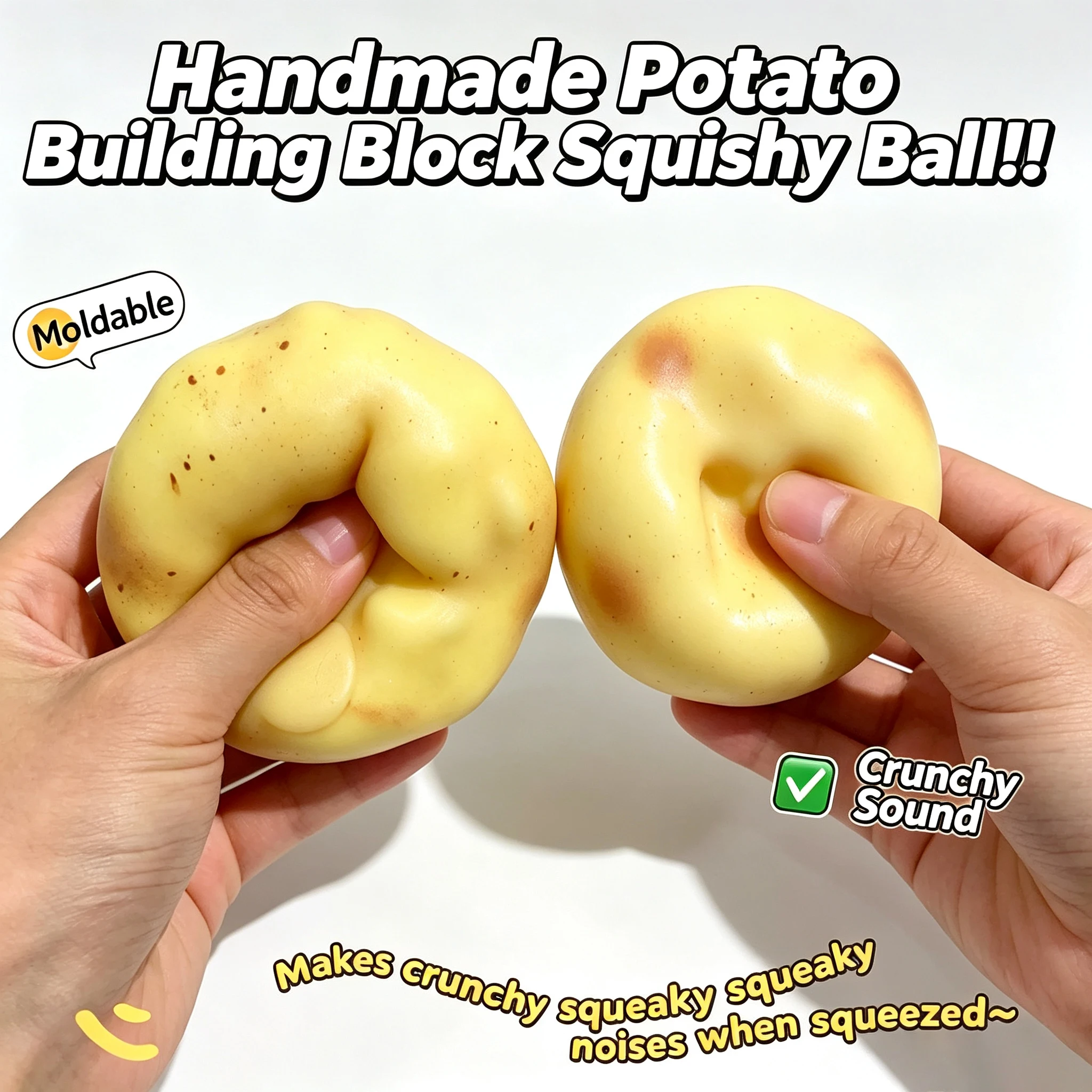 Crunchy Potato Squishy Stress  - đánh giá và giá Kids & Toys Expo Saudi Arabia