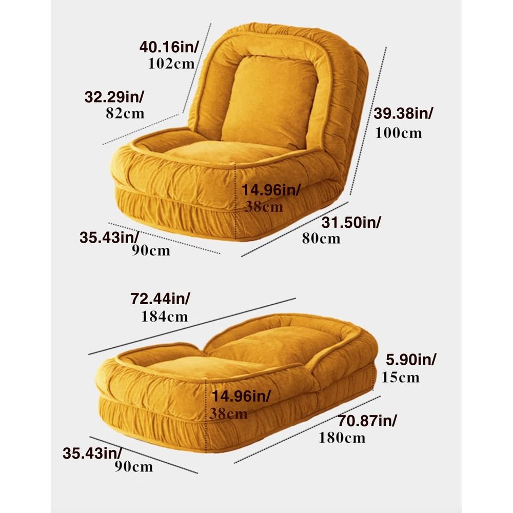 Foldable Lazy Sofa Bed Floor C - đánh giá và giá Kids & Toys Expo Saudi Arabia