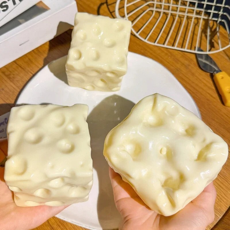 Taba Squishy Cheese Cube Stres - đánh giá và giá Kids & Toys Expo Saudi Arabia