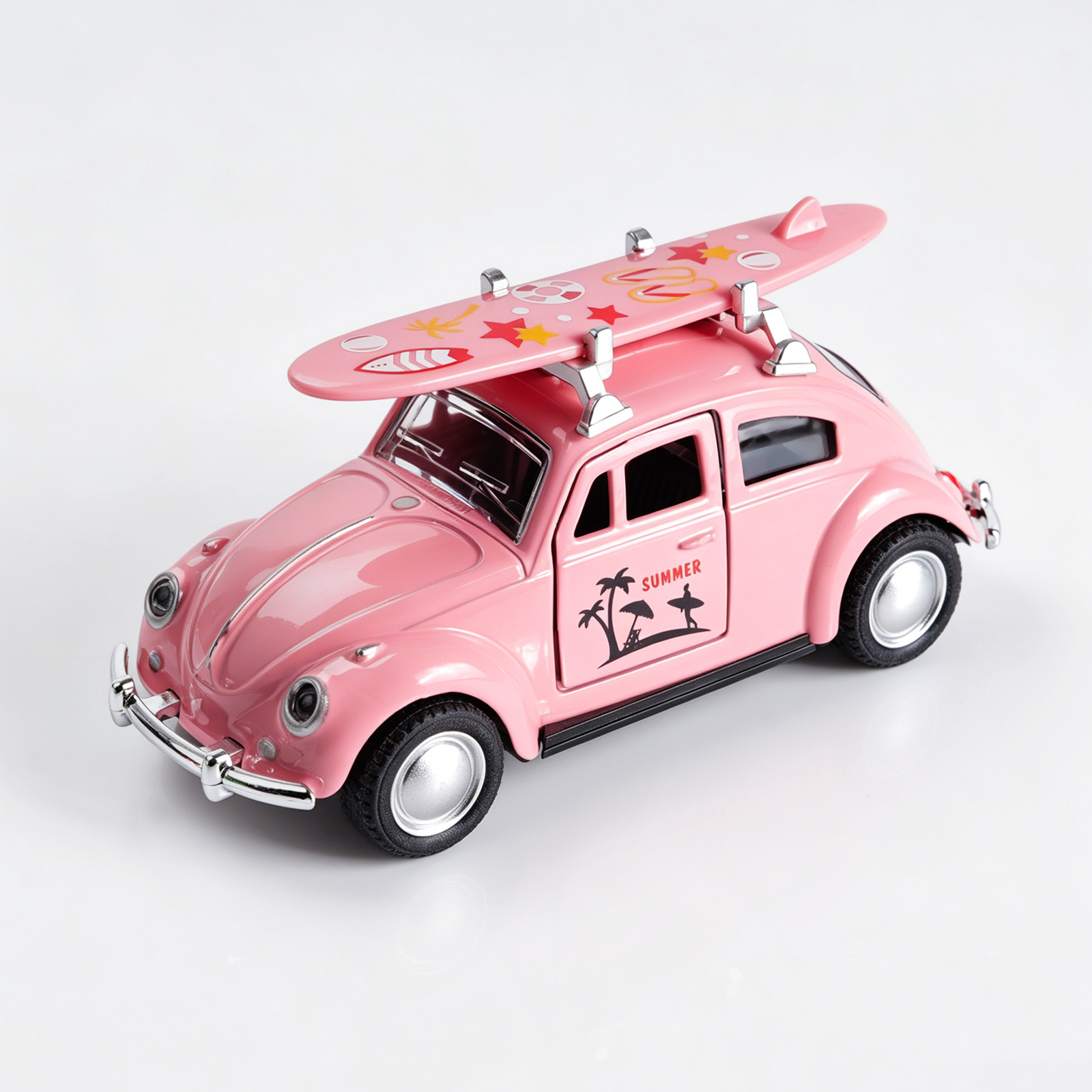 1:36 Pink Volkswagen Beetle Di - đánh giá và giá Kids Toys Car