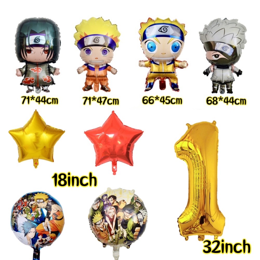 Narutoed Foil Balloons 12inch  - đánh giá và giá Banner Kids Toys
