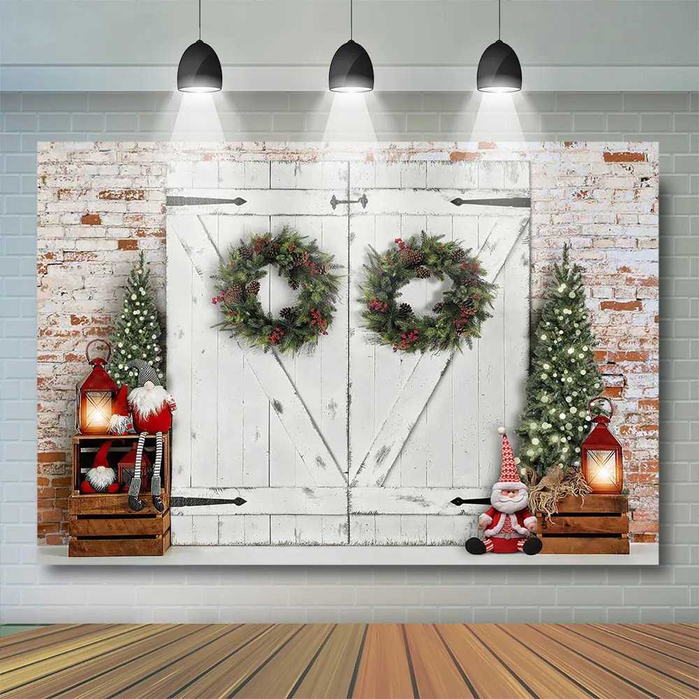 Christmas White Wood Door Back - đánh giá và giá Banner Kids Toys