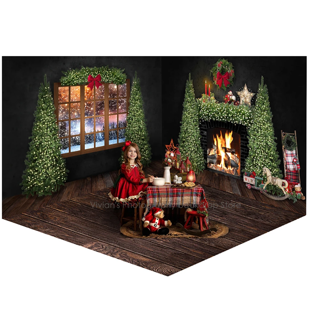 Christmas Polar Night Bacdrop  - đánh giá và giá Banner Kids Toys